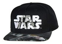 Star Wars Mandalorian Embroidered Adjustable Adult Snapback Hat Baseball Cap Black