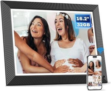 Digital Photo Frame Arktronic 16.2 Inch Extra Large Digital Picture Frame 32GB, WiFi Electronic Photo Frame 1258 * 930 IPS HD Touch Screen, Motion Sensor, Send Photos via App/Email