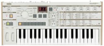 Korg - MICROKorgS - 37 Key Analogue Modelling Synthesizer with Vocoder - White