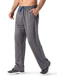 MAGNIVIT Men's Lounge Pants Comfy Pocket Sport Pants for Jogging,Hiking,Walking,Training Grey