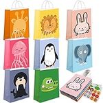 24 Pack Animal Party Favor Bags,Kid