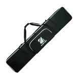 AUMTISC Snowboard Travel Bag, Waterproof Snowboard Carrying Case, 155cm, Blue, for Air Travel and Winter Sports (Black, 155CM)