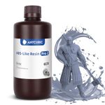 ANYCUBIC ABS-Like Resin Pro 2, 3D Printer Resin with Enhanced Strength and Toughness, High Precision and Minimal Shrinkage 3D Resin, Widely Compatible with All Resin 3D Printers(Grey,1kg)