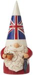 Enesco Jim Shore Heartwood Creek Gnomes Around The World British Figurine, 5.5 Inch, Multicolor