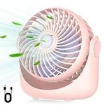 TDONE USB Desk Fan, 3 Speeds Strong