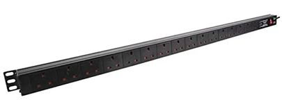 Lms Data 1.8m 16-Way Vertical Rackmount PDU w/Surge Protection