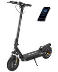 ECOROAD EC10 Electric Scooter for Adults, 50KM Range, 40KM/H & 750W Peak Motor, Foldable Commuter E Scooter with Dual Suspension, 10" Pneumatic Tires, Smart App for Campus & Daily City Travel