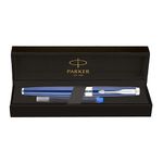 Parker Aster Matte Blue |Chrome Trim |Fountain Pen - Medium Nib