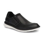 Reaction Kenneth Cole Men Black Leather Espadrille Flats-7 UK/India (40.5 EU) (RMS9029MI001BLK8)