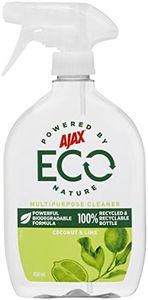 Ajax Eco Multipurpose Cleaner, 450mL, Coconut And Lime, Trigger Surface Spray, Powerful Biodegradable Formula