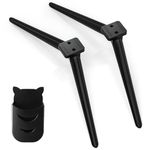 (Upgraded Version)Metal Base TV Legs for TCL TV Stand Legs 70" 75" 70S446 75S451 75S453 75S455 75S421 75S423 75S425 75S431 75S435 75S433 75S555 75S551 75S553 75S446, TV Feet for Roku TV Stand Legs