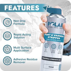 Polar Paint Stripper Spray 6 x 500ml – Fast-Acting Remover