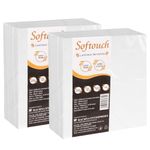 SofTouch 4 Ply Tissue paper Napkin 40x40 cm 50 Pcs each-Set of 2 | hand tissue papers | tissue napkin | napkin paper