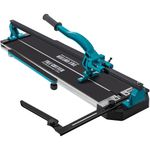 VEVOR 47 Inch Manual Tile Cutter, Single & Double Brackets, 3/5 in Cap w/Laser Guide, Snap Cutter for Porcelain Tiles