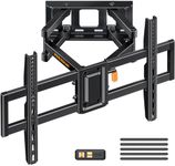 Perlegear TV Wall Bracket, TV Bracket for 37-82 Inch TVs up to 60kg, Swivel Tilt Extend TV Wall Mount, 55 inch TV Wall Bracket. max VESA 600x400mm