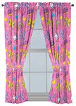 Jay Franco Nickelodeon JoJo Siwa Sprinkles & Ice Cream 63" Inch Drapes - Beautiful Room Décor & Easy Set Up, Bedding - Curtains Include 2 Tiebacks, 4 Piece Set (Official Nickelodeon Product)