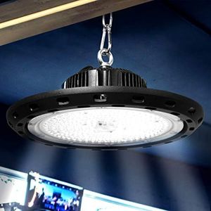 EMITTO UFO High Bay LED Lights 100W Workshop Lamp Industrial Shed Warehouse Factory