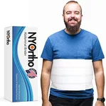 NYOrtho Bariatric Abdominal Binder,12-Inch Wide Elastic Belly Wrap for Plus-Size Men and Women,Post-Surgery Stomach Compression Garment for Hernia Surgery, Natural Birth, Abdominal Injuries