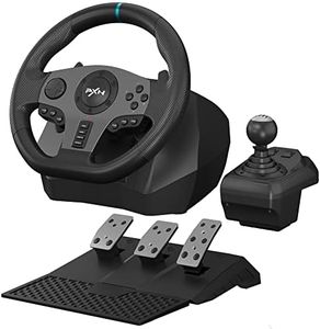 PXN V9 Gaming Racing Wheel with Pedals and Shifter, 270/900 Degree Steering Wheel for PC, Xbox One, Xbox Series X/S, PS4, PS3 and Switch