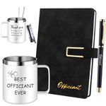 3Pcs Officiant Gift Wedding Officiant Coffee Mug/Wedding Officiant Book/Ink Pen, Officiant Gifts For Wedding Day, Priest, Minister, Judge, Pastor