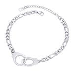 Men Anklet Handcuff Ankle Bracelet Stainless Steel Anklet Women