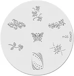 Konad Stamping Nail Art Image Plate - M25