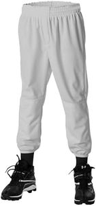 Alleson Ahtletic Youth Pull on Baseball Pants, Grey, Small