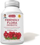 Andrew Lessman Friendly Flora Probiotic 180 Capsules – 10 Billion CFU, Comprehensive Blend of Five Probiotic Strains, Powerful Immune and Digestive Support. Probiotics for Women or Men