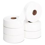 6 x Maxi Jumbo Toilet Rolls (95mm x 3" x 300m) (free P&P on all products)