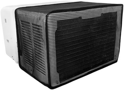TAKTOPEAK Window AC Mesh Cover 20" W x 12.2" D x 13.4" H, U shaped Air Conditioner Cover Specially for Midea U-Shaped Window Air Conditioner, Anti-Leaf, Dustproof & Easy Air Flow
