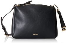 NINE WEST Women's Levona Crossbody, Black, 5 UK