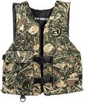 Airhead Adult Sportsman life Jacket with pockets-Universal, Camo