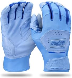 Rawlings | Youth Workhorse Baseball Batting Gloves | Columbia Blue/Royal | LRG