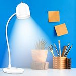 Pick Ur Needs White Desk Lamp Rechargeable For Study Lamp/Table Lamp Led Eye-Caring With Usb Charging Cable Touch Control Flexible Head