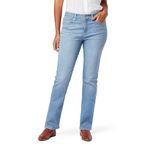 Signature by Levi Strauss & Co. Gold Label Women's Modern Straight Jeans (Also Available in Plus Size), (New) Midsummer, 16 Plus Short