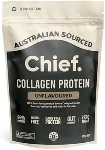 Chief Nutrition Unflavoured Grass-fed Collagen Protein Powder 450 g, 30 Servings
