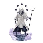 Trunkin Madara Uchiha Ten Tail Jinchuriki Badass Action Figure | PVC Multicolour Anime Figurine | Weeb Manga Collectible Model Toy Gift for Anime Fans | 24 Cms