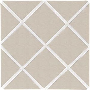 Sweet Jojo Designs Boho Bohemian Fabric Memory Memo Photo Bulletin Board - Gender Neutral Ivory Cream Beige Tan Off White Taupe for Woodland Farmhouse Botanical Floral Linen Collection