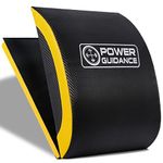 POWER GUIDANCE Ab Exercise Mat - Sit Up Pad - Abdominal & Core Trainer Mat for Full Range of Motion Ab Workouts (Black, #2)