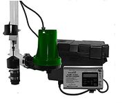 Zoeller 508-0005 1/3 HP 35 GPM 1-1/2-Inch Discharge Aquanot Spin 508 Automatic Self-Testing Battery Backup Sump Pump System with Vertical Float Switch