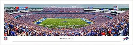 Buffalo Bills Football (50 yd-day) - Unframed 40 x 13.5 Poster by Blakeway Panoramas