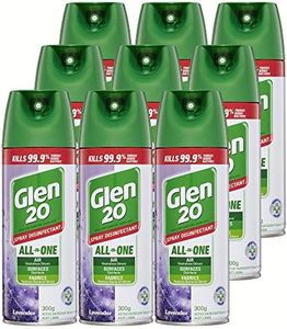 9PK Glen 20 Disinfectant Spray 300g Kills 99.9% of Virus/Germs Lavender