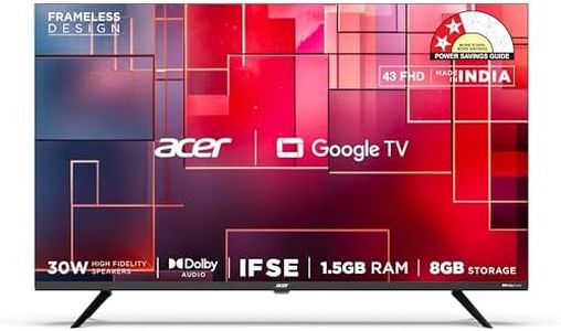 acer 109 cm (43 inches) G Plus Series Full HD LED Smart Google TV AR43FDGGR2841AD