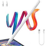 Stylus Pen for iPad with Magnetic Wireless Charging - NTHJOYS Active Pencil with Tilt Sensitive & Palm Rejection Compatible with iPad Pro 11/12.9, iPad 6/7/8/9/10th, iPad Air 3/4/5, iPad Mini 5/6th