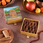 Phool Badrinath Incense Cones Kesar Chandan Fragrance I Flowers Offered at Badrinath Temple I Pack of 40 Natural Dhoop Cones for Pooja