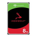 Seagate IronWolf 8TB, Internal NAS HDD, CMR, 3.5 Inch, SATA, 6GB/s, 5.400 RPM, 256MB Cache, Data Rescue Services, (ST8000VNZ02)