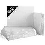 Belle Vous 28 Pack Canvases - Primed Canvas for Painting - Blank Canvas Panels - Artist Canvas Board - White Cotton Canvas Suitable for Acrylic, Oil Painting, Sketching (9 x 12 inches)