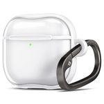 Spigen Ultra Hybrid Cover Case Compatible with AirPods 4 and AirPods 4 with Active Noise Cancellation(ANC) (2024) - Crystal Clear