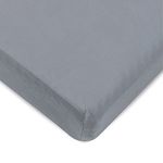 Fitted Sheet for The Milliard Trifold Mattress, Super Soft and Cozy Washable Grey Sheet (Twin, 4")