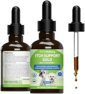 Pet Wellbeing Itch Support Gold for Dogs - Occasional Itching, Scratching, and Hot Spots, Environmental and Seasonal Allergies, Dong Quai - Veterinarian-Formulated Herbal Supplement 2 oz (59 ml)